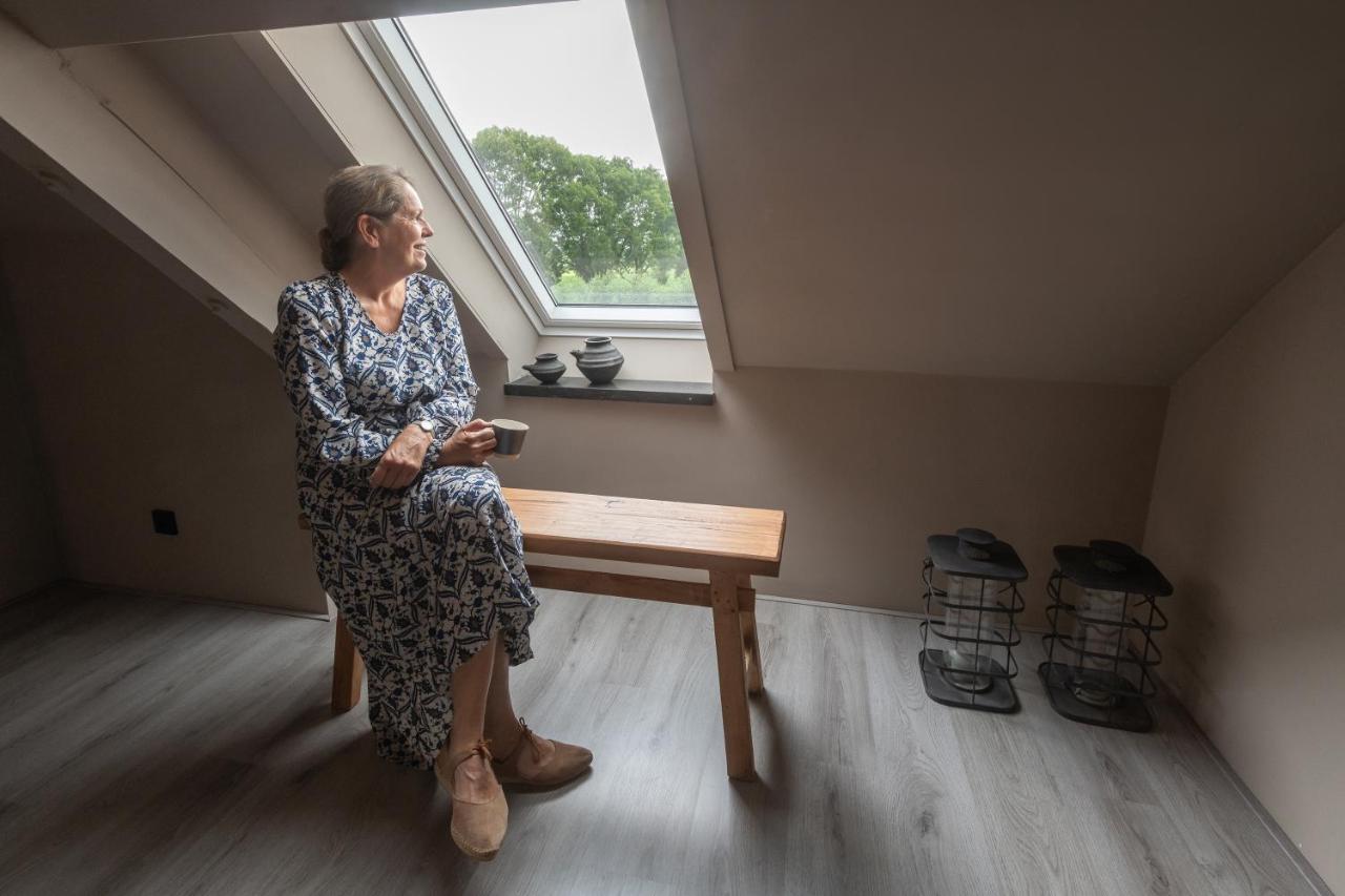 Landelijke Boerderijkamer, Dichtbij Kinderdijk Oud-Alblas 외부 사진